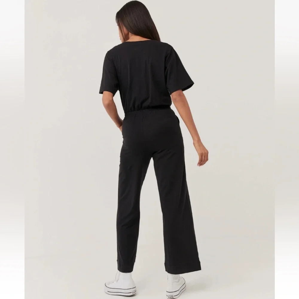 Pact Charlie Jumpsuit Black Sz Medium - Picture 2 of 16